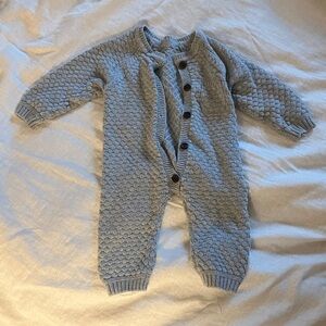 Cozy grey Knit Kids One Piece